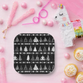 Fancy Christmas Tree Paper Plate ペーパープレート (パーティー)