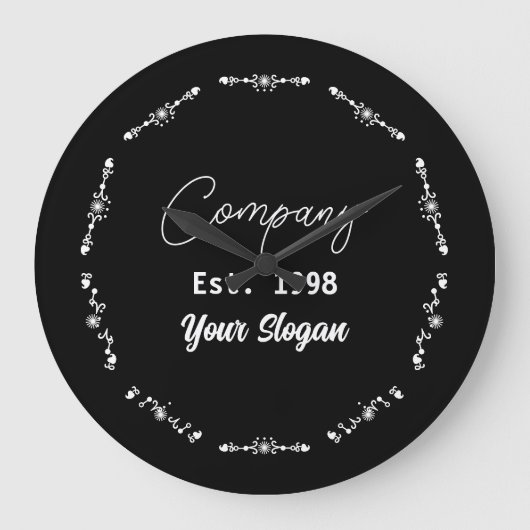 Fancy Company Name ラージ壁時計 (正面)