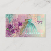 Fancy Dresses Tailor Abstract Glitter 名刺 (正面)