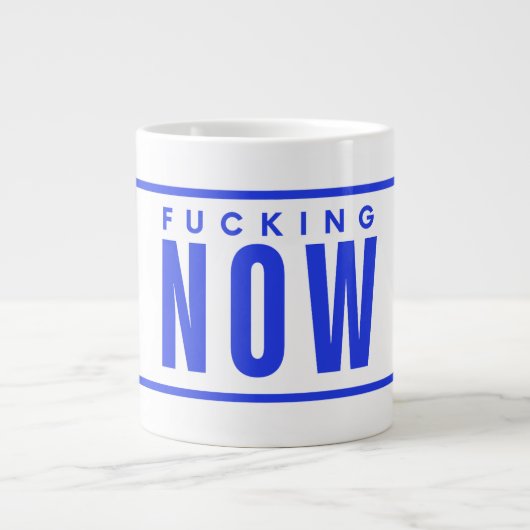 FANCY DRINKWARE  ジャンボコーヒーマグカップ (正面)