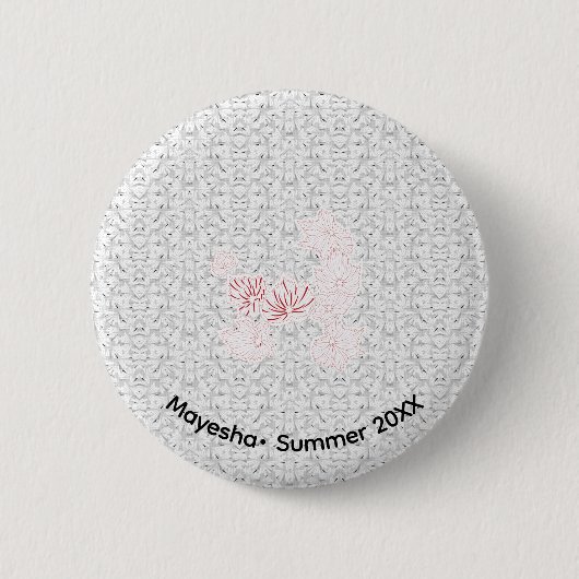 Fancy Fabric Buttons | Floating & Gradient Styles 缶バッジ (正面)