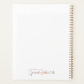 Fancy Floral planner プランナー手帳 (裏面)