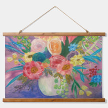Fancy Floral wall hanging