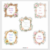 Fancy Frames Affirmations Sticker Sheet シール (シート)