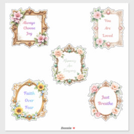 Fancy Frames Affirmations Sticker Sheet シール
