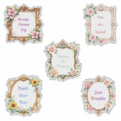 Fancy Frames Affirmations Sticker Sheet シール (正面)