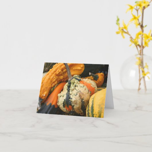 Fancy Gourds Nature Photography Note カード (黄色い花)