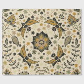 Fancy Moths and Flowers ラッピングペーパー (フラット)