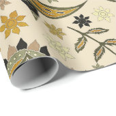 Fancy Moths and Flowers ラッピングペーパー (ロールコーナー)