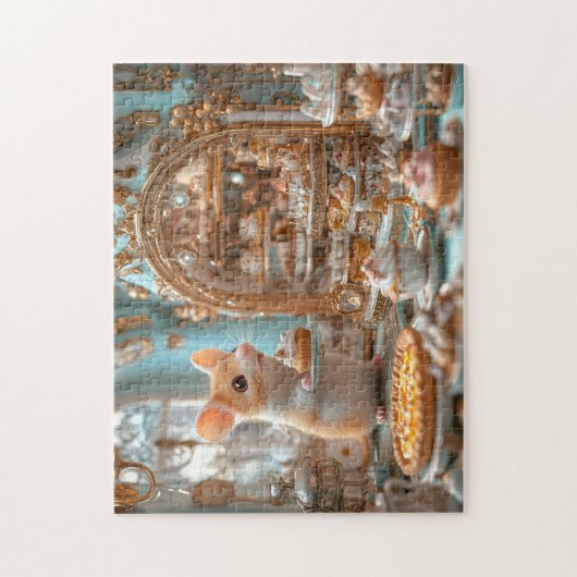 Fancy Mouse Bakery Tiny Storybook Pastry Shop ジグソーパズル (縦)