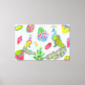 Fancy Peacocks キャンバスプリント (正面)