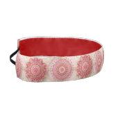 Fancy Pink Floral アスレチックヘッドバンド (左)