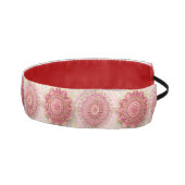 Fancy Pink Floral アスレチックヘッドバンド (右)