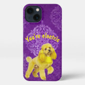 Fancy Poodle Dog Phone Case iPhoneケース (裏面)