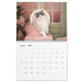 Fancy Rags Ragdoll Cat Calendar カレンダー (3月 2027)