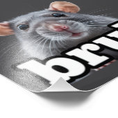 Fancy Rat Rodent Owner Meme Bruh Pet Rat Lover フォトプリント (角)