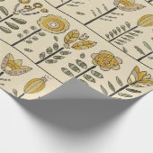 Fancy Scandinavian Flowers ラッピングペーパー (角)