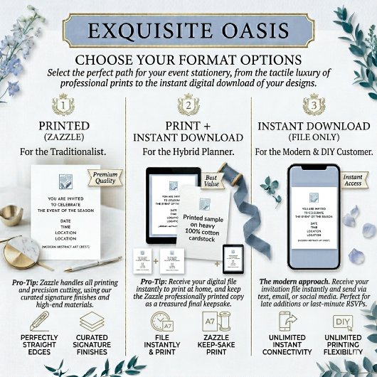 Fancy Tea Etiquette Game Card 招待状