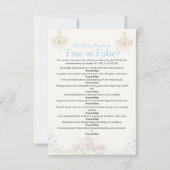 Fancy Tea Etiquette Game Card 招待状 (正面)