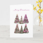 Fancy trees Card  カード (黄色い花)