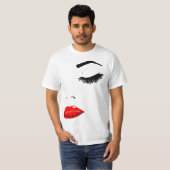 Fancy Women's Makeup-Lash Extensions Artist Print Tシャツ (正面フル)