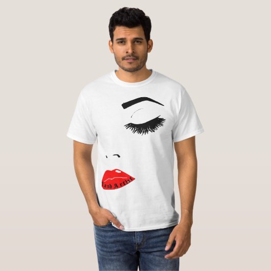 Fancy Women's Makeup-Lash Extensions Artist Print Tシャツ (正面フル)