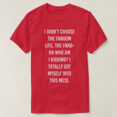 Fandom Life Tシャツ (デザイン正面)