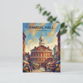 Faneuil Hall Massachusetts ポストカード (スタンド正面)