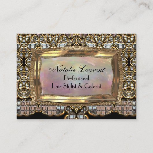 Fanfairedのエレガントなプロフェッショナル 名刺 (正面)