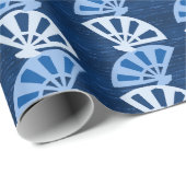 Fanfare Stripe in Blue Indigo ラッピングペーパー (ロールコーナー)