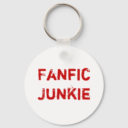Fanfic Junkie Keychain キーホルダー (正面)