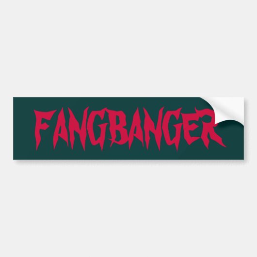 FANGBANGER バンパーステッカー (正面)
