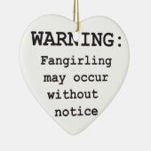 Fangirlingのオーナメント セラミックオーナメント (右)