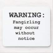 Fangirling マウスパッド (正面)