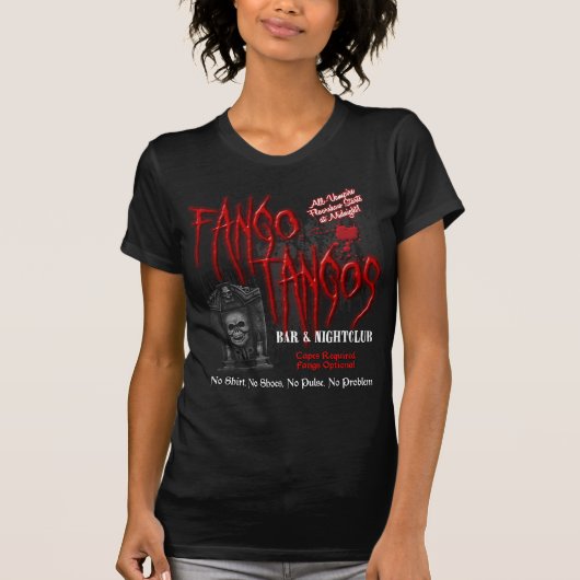 Fangoのタンゴの吸血鬼のナイトクラブ Tシャツ (正面)