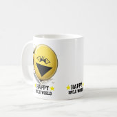 Fangy Emoji Classic White Mug | Funny 3D Character コーヒーマグカップ (正面左)
