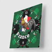 Fankreich – フランスUhr スクエア壁時計 (傾斜)