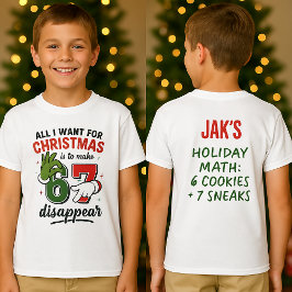 Fanny Christmas Boys T-Shirt - Trend 6•7  Tシャツ