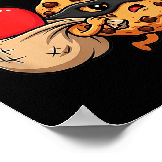 Fanny Cookie Day National Chocolate Chip Designer  ポスター (角)