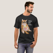 fanny cute lazy cat Nope Not Today for lovers cats Tシャツ (正面フル)