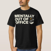Fanny MENTALLY OUT OF OFFICE with Happy Beach Sun  Tシャツ (正面)