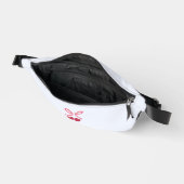 Fanny Pack | 可愛いさくらんぼのリボン イラスト ファニーパック (見開き)
