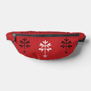 Fanny Pack in Red with Black and White SR Saplings ファニーパック