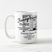 Fanny's Restaurant, Evanston, IL コーヒーマグカップ (左)
