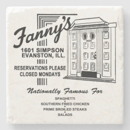 Fanny's Restaurant, Evanston, IL ストーンコースター