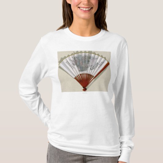 FanPanoramicの地図の顔の中国 Tシャツ (正面)