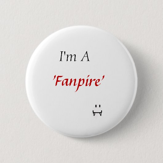"fanpire"の-吸血鬼 缶バッジ (正面)