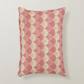 Fans Pink Mid-Century アクセントクッション (正面(垂直))