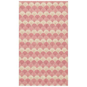 Fans Pink Mid-Century テーブルクロス (正面)