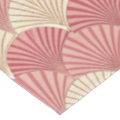 Fans Pink Mid-Century テーブルクロス (アングル)